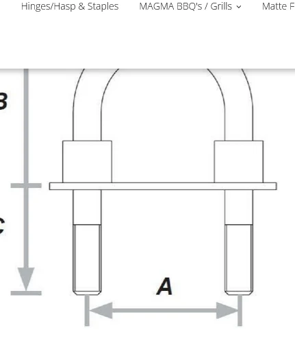 Seasure Stainless Steel U Bolts - Image 2