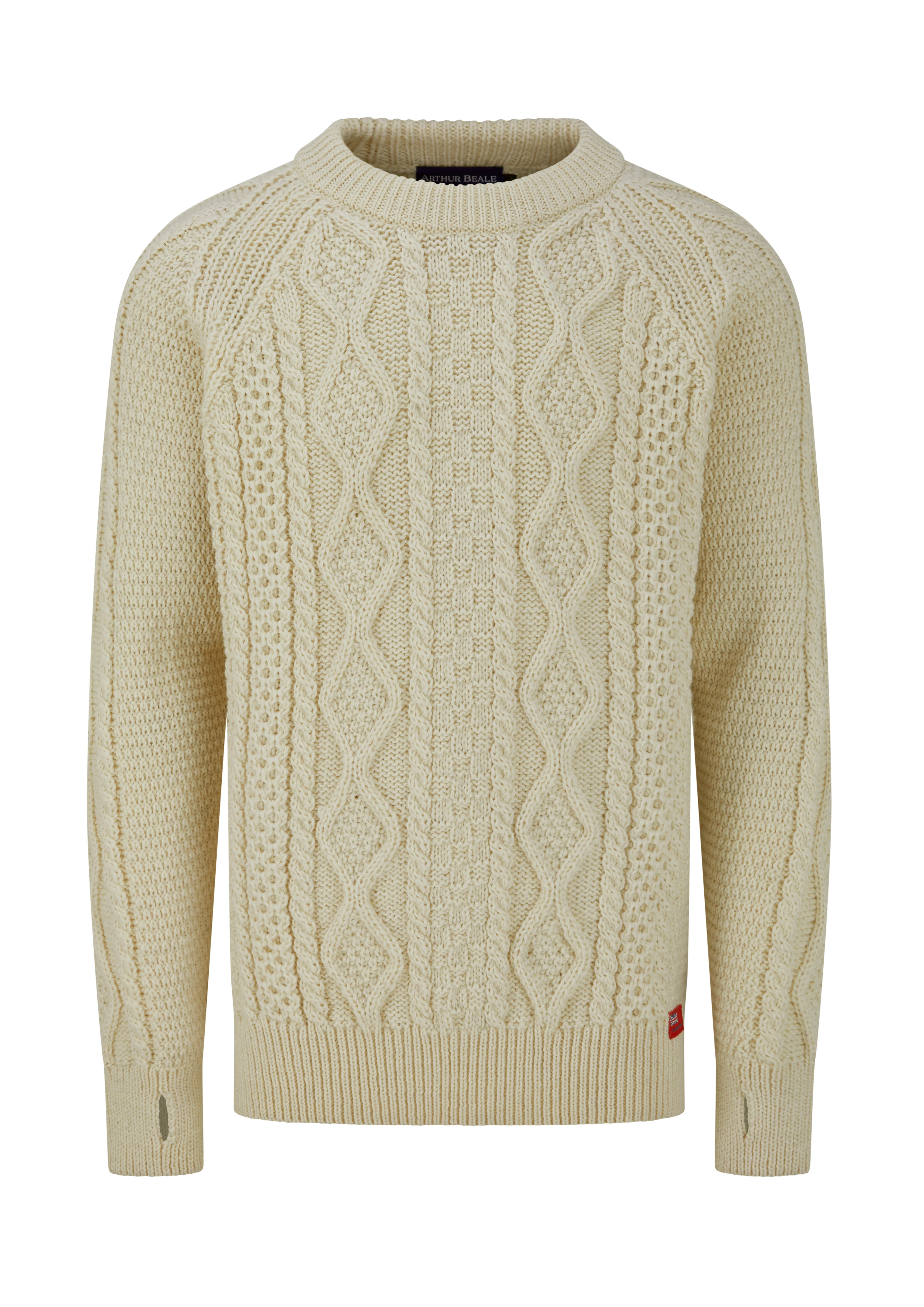 Arthur Beale Aran Woollen Jumper - Image 2