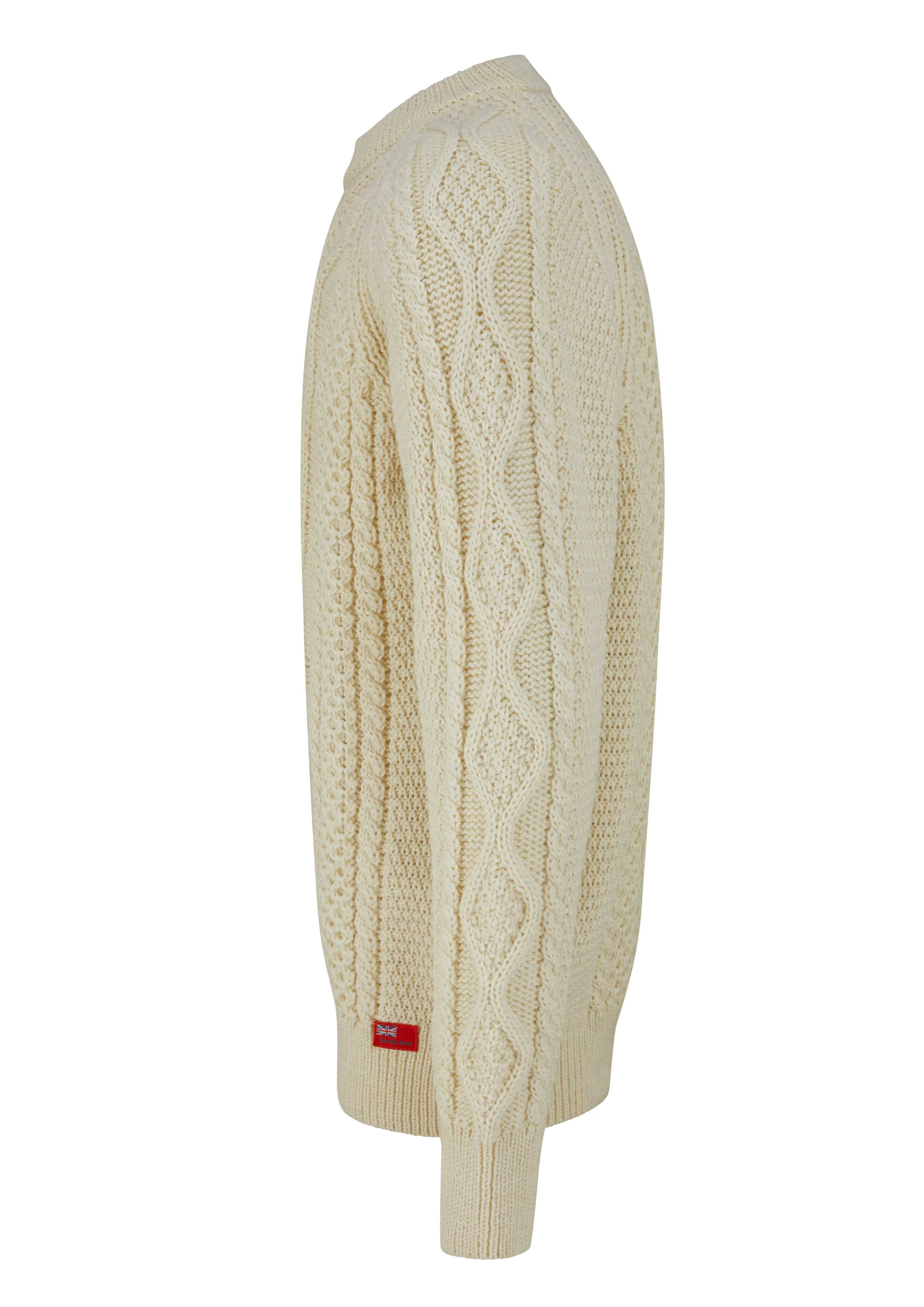 Arthur Beale Aran Woollen Jumper - Image 4