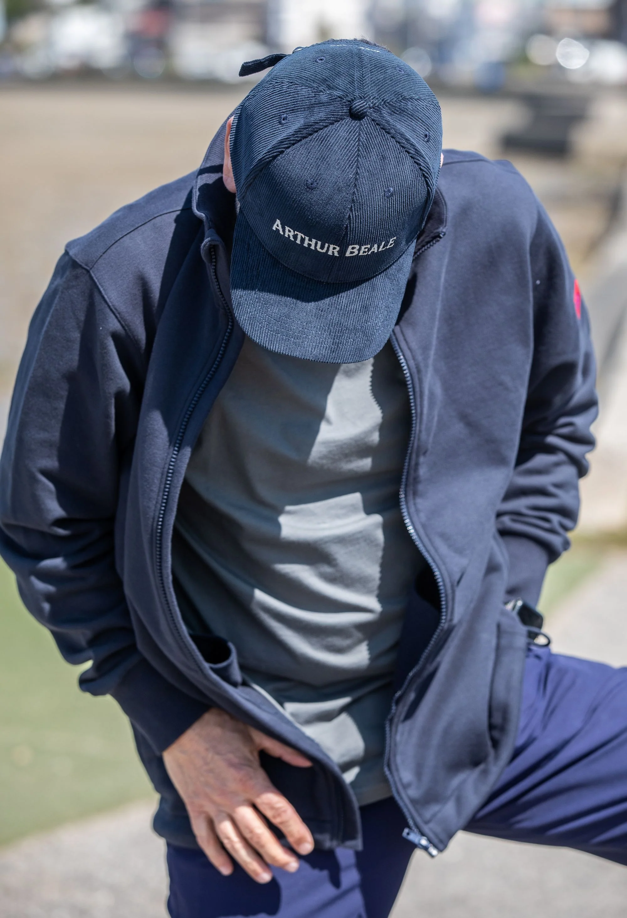 Arthur Beale Cord Baseball Cap - Image 5