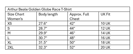 Arthur Beale Golden Globe Race T-Shirt (Womens) - Image 11