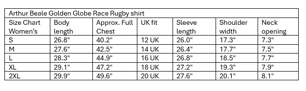 Arthur Beale Golden Globe Race Rugby Shirt (Womens) - Image 5