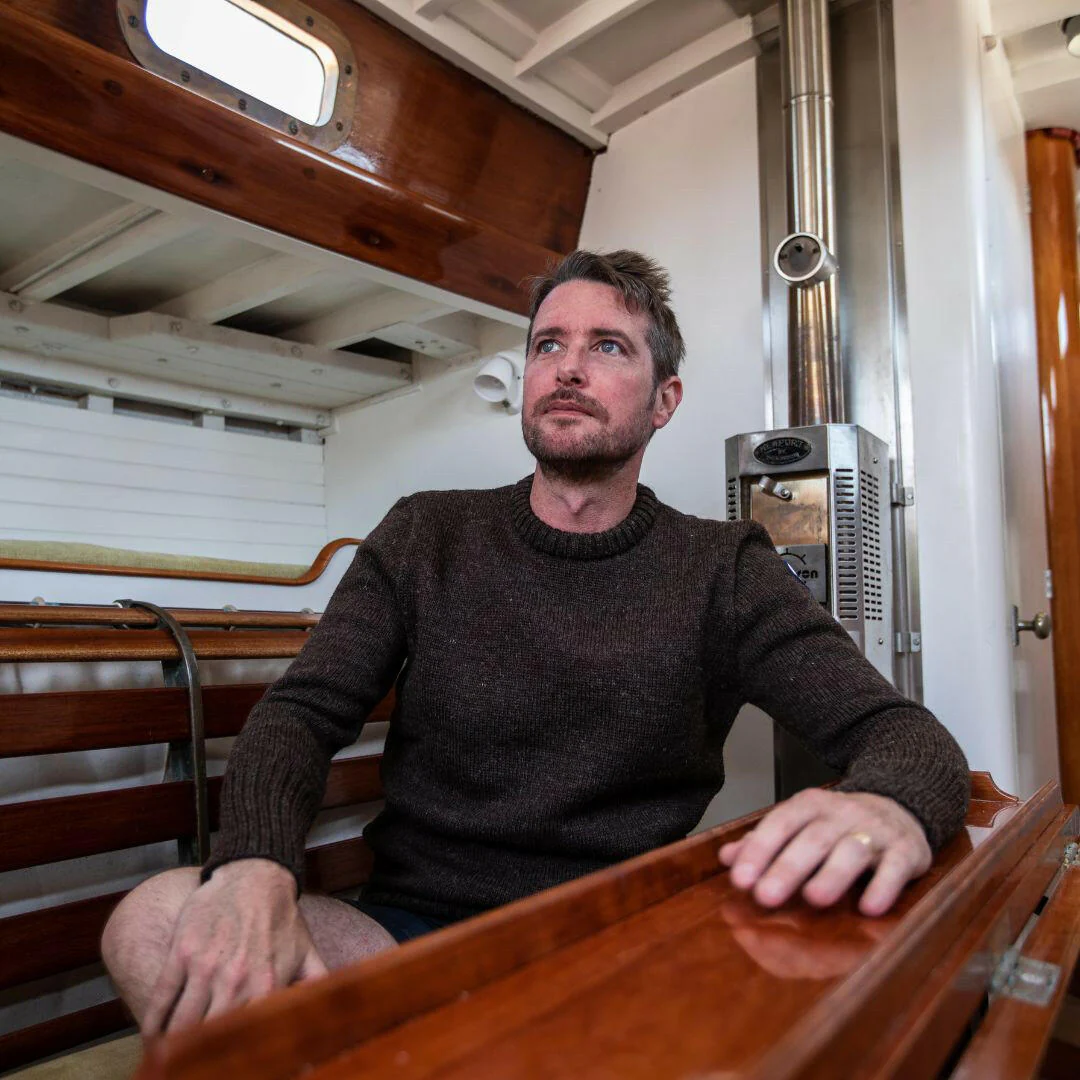 Arthur Beale Oiled Wool Pelmo® Jumper - Image 8