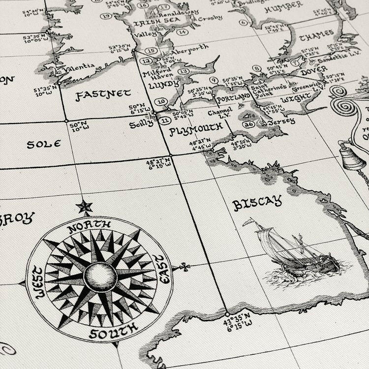 Arthur Beale's Shipping Forecast Tea Towel - Image 2