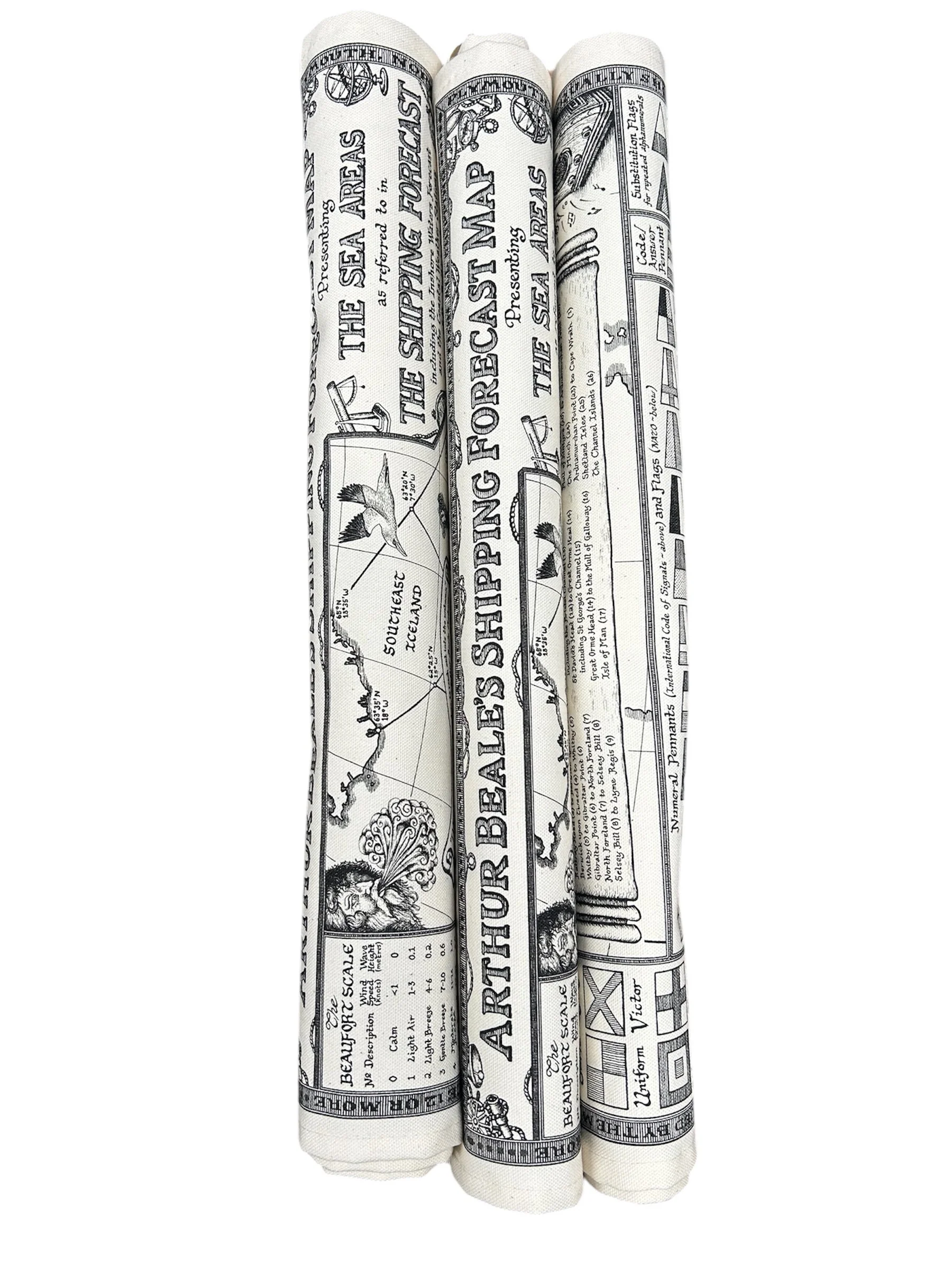 Arthur Beale's Shipping Forecast Tea Towel - Image 4