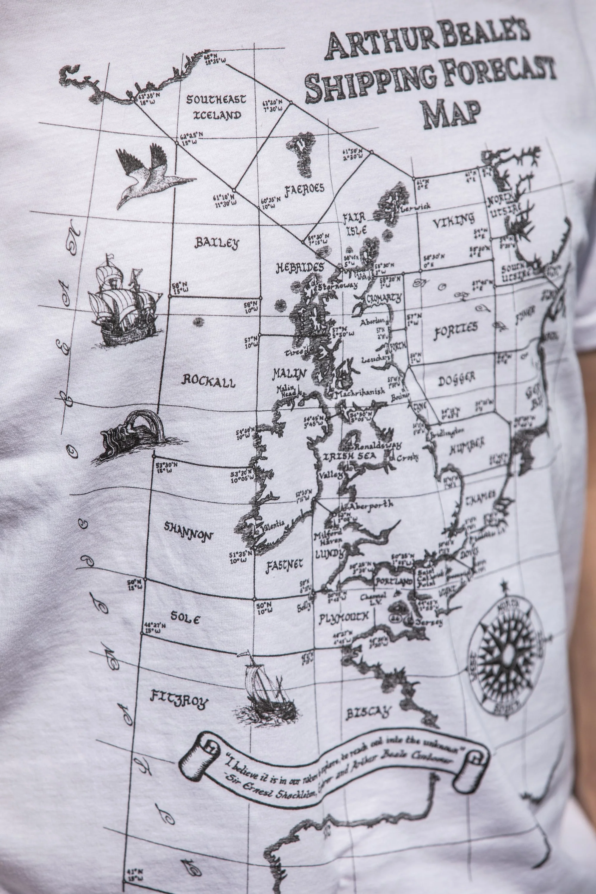 Arthur Beale Shipping Forecast T-Shirt - Image 4
