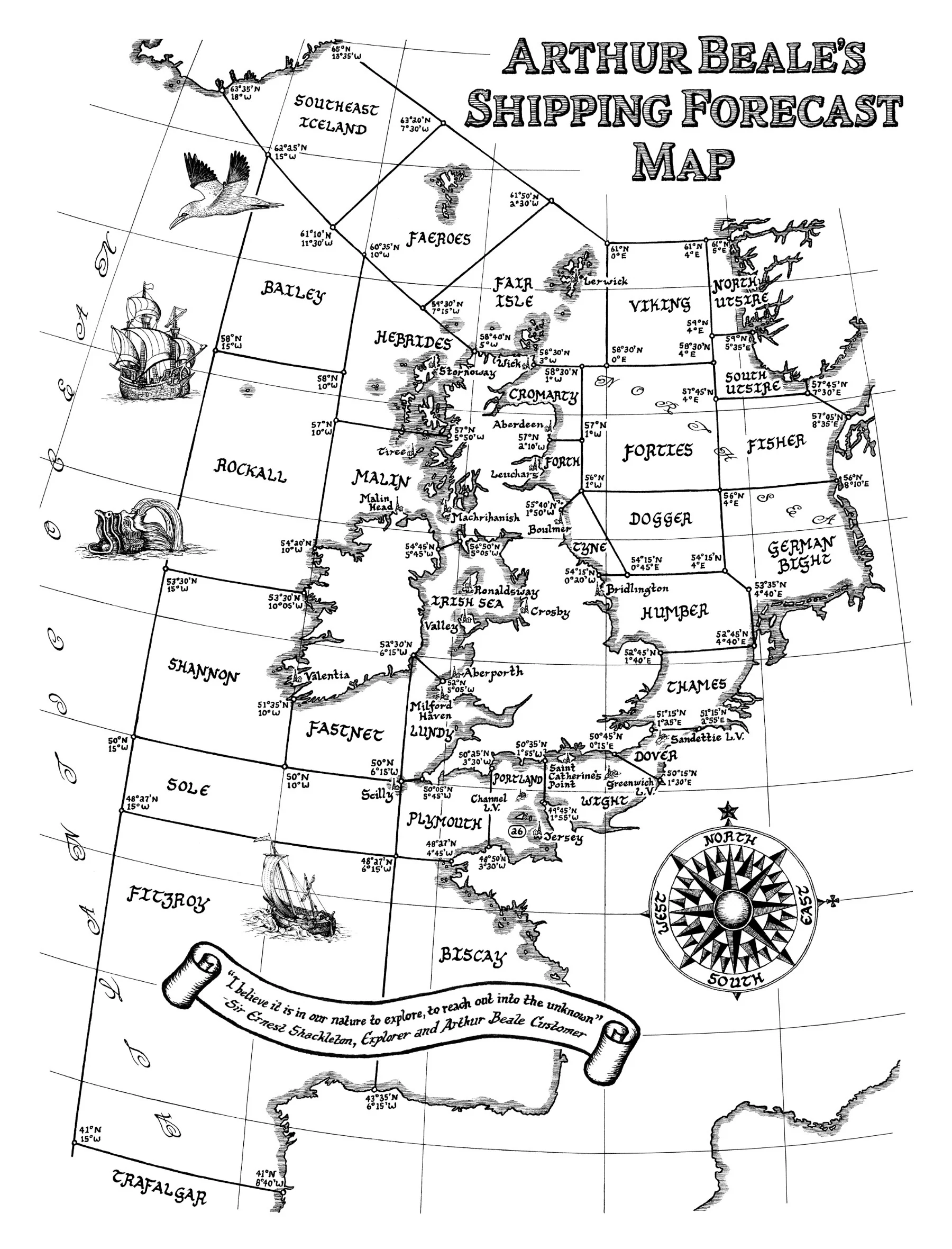 Arthur Beale Shipping Forecast T-Shirt - Image 5
