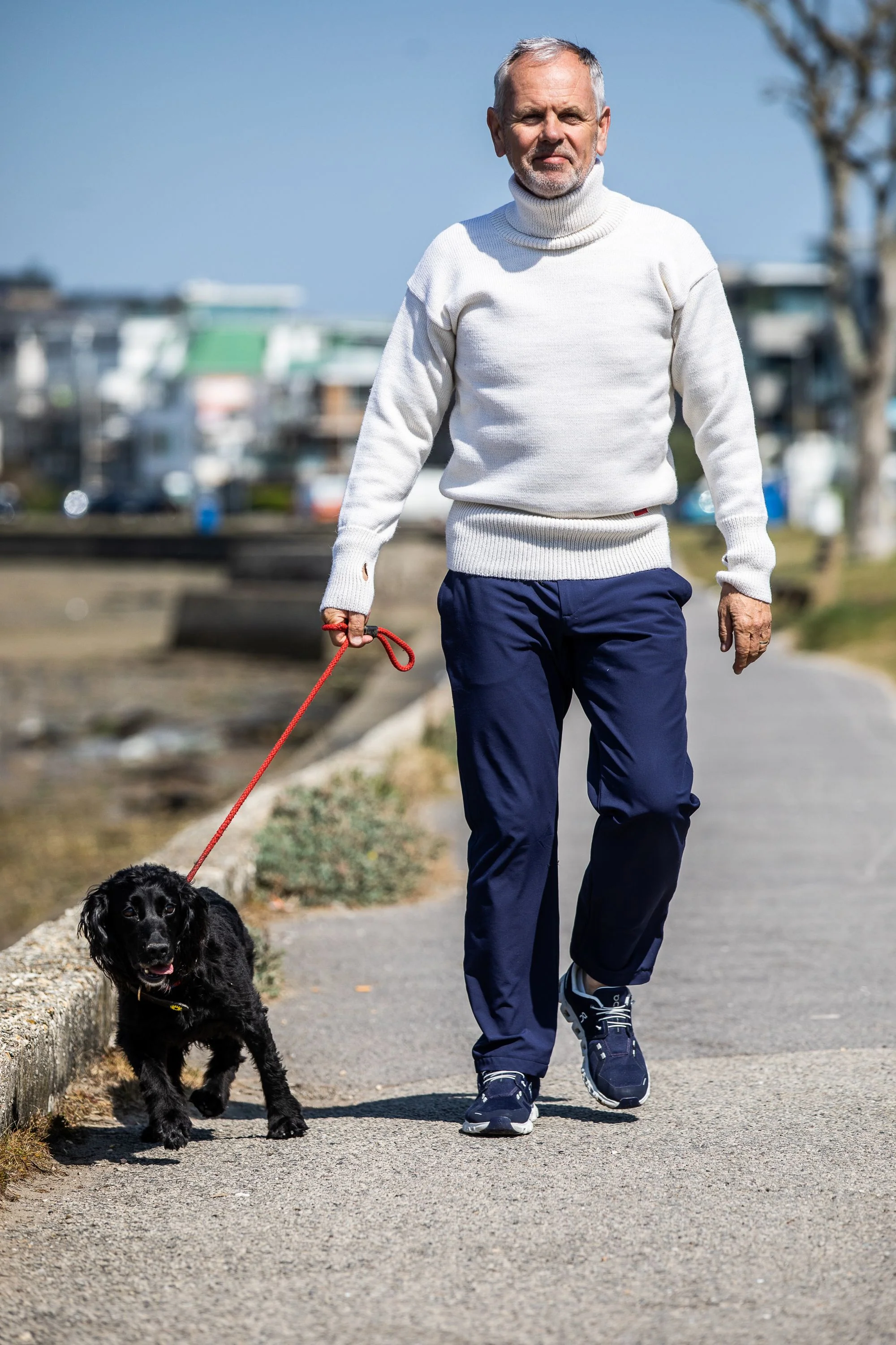 Arthur Beale Oiled Wool Tor Jumper - Image 3