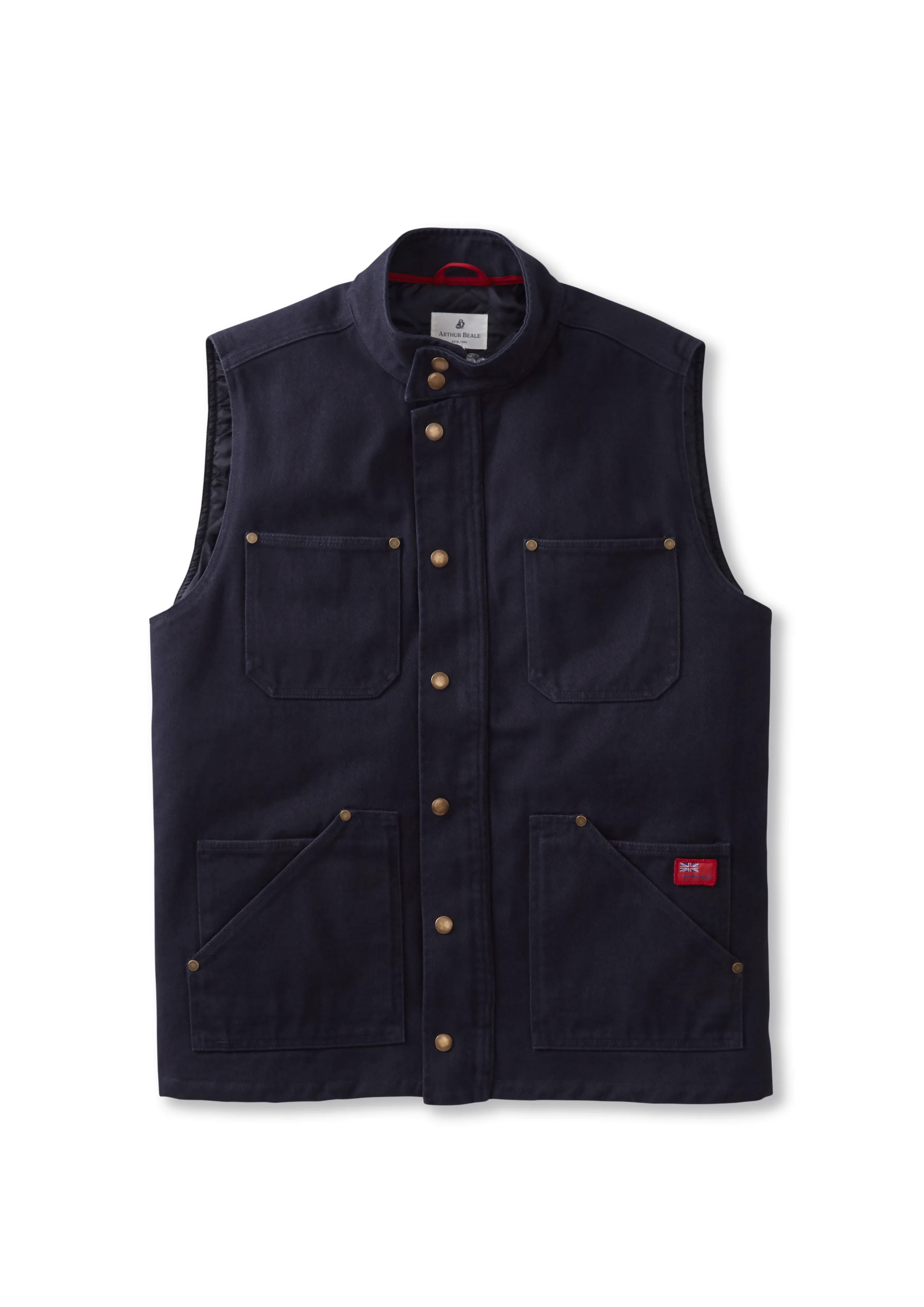 Arthur Beale Canvas Gilet - Image 2