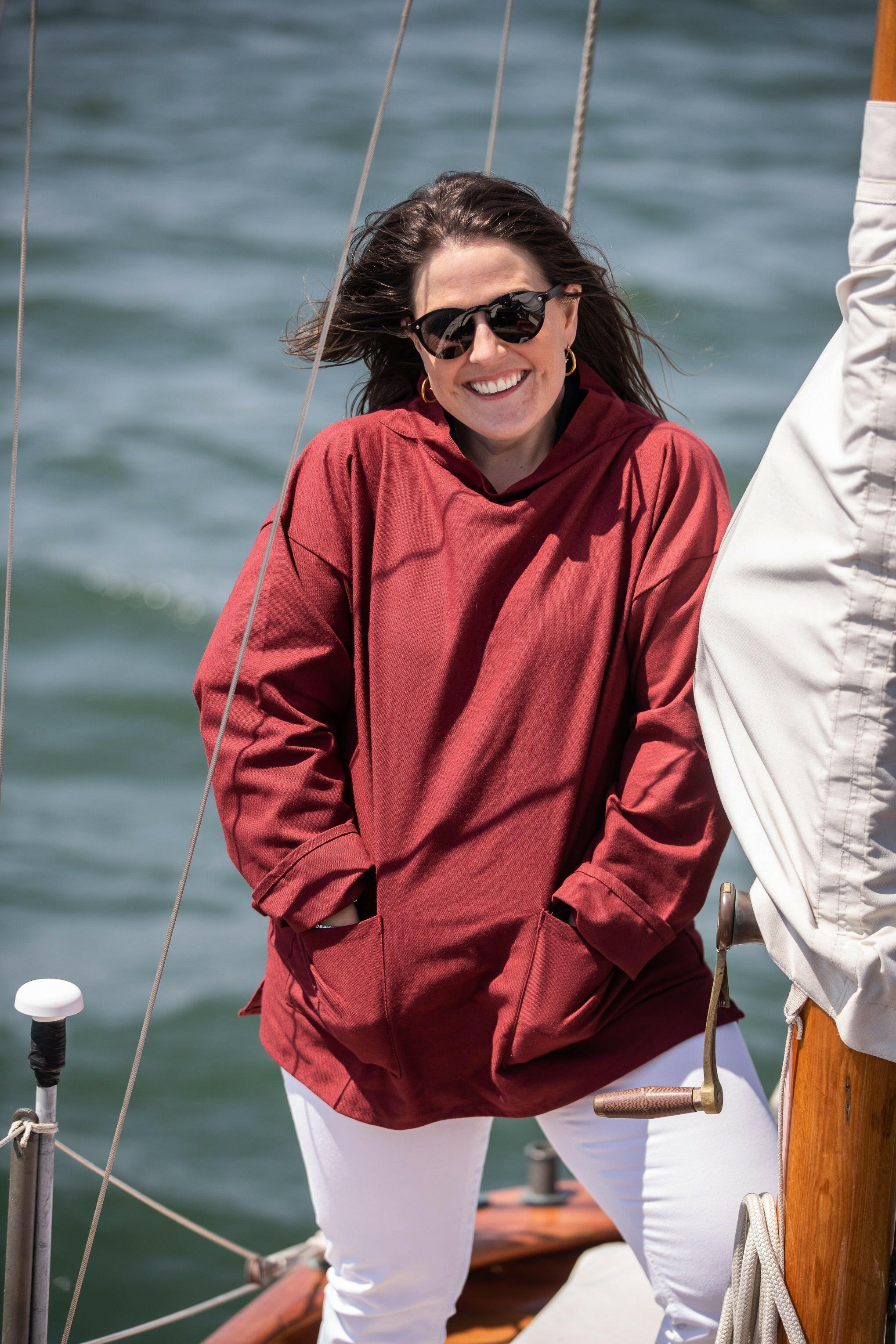 Arthur Beale Women's Boat Neck Smock - Image 5
