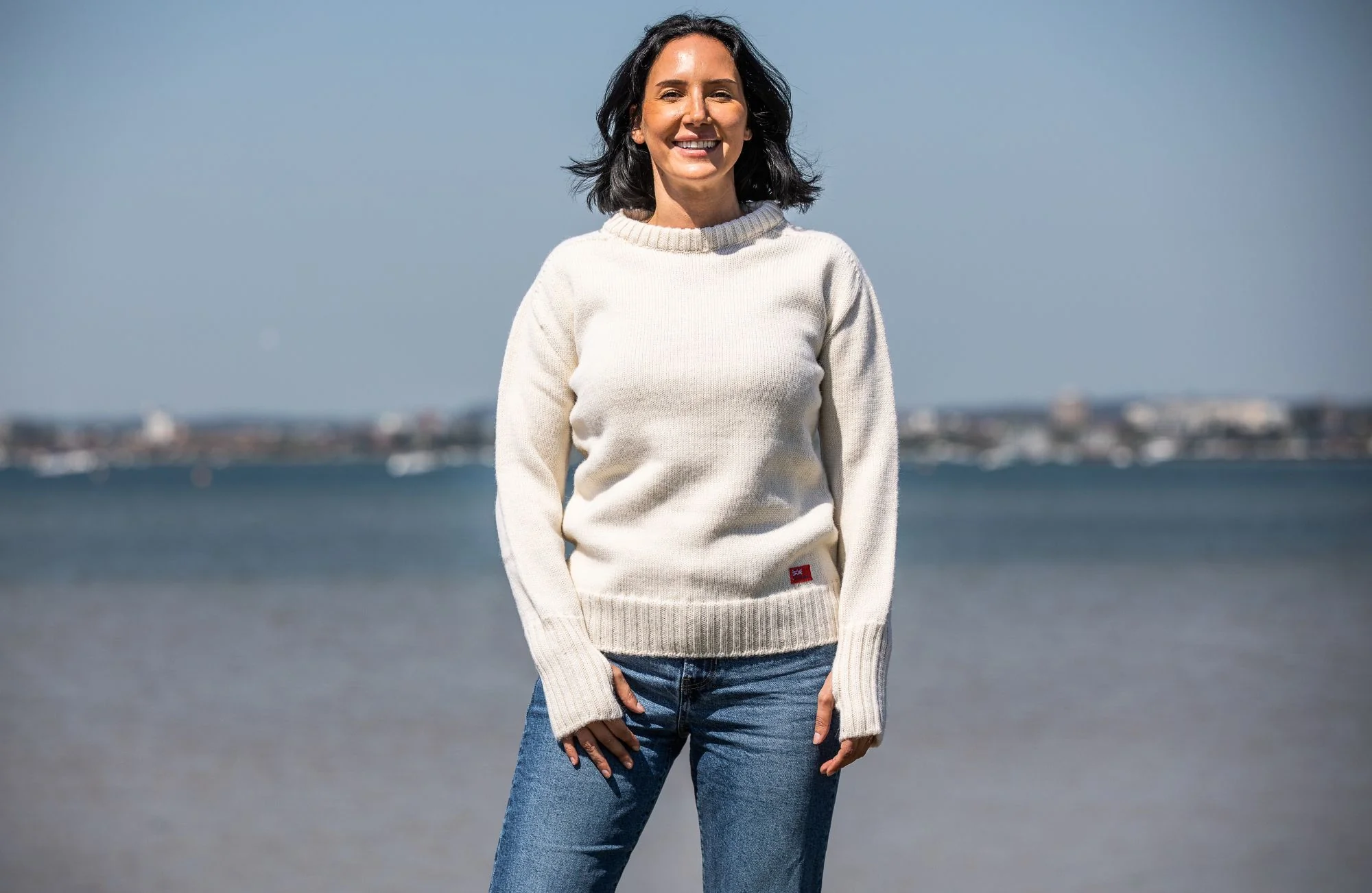 Arthur Beale Women's Oiled Wool Pelmo® Jumper - Image 2