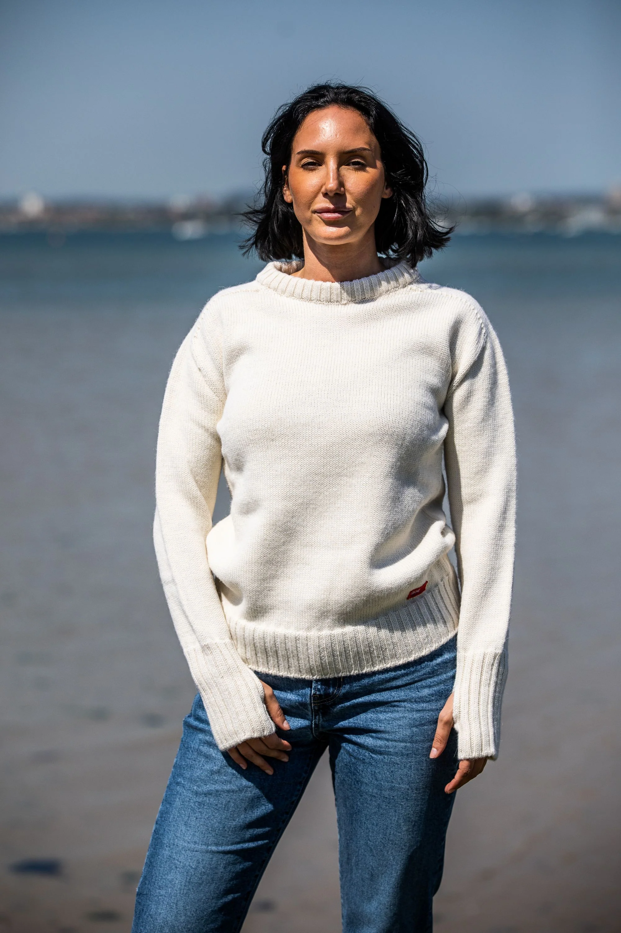 Arthur Beale Women's Oiled Wool Pelmo® Jumper - Image 5