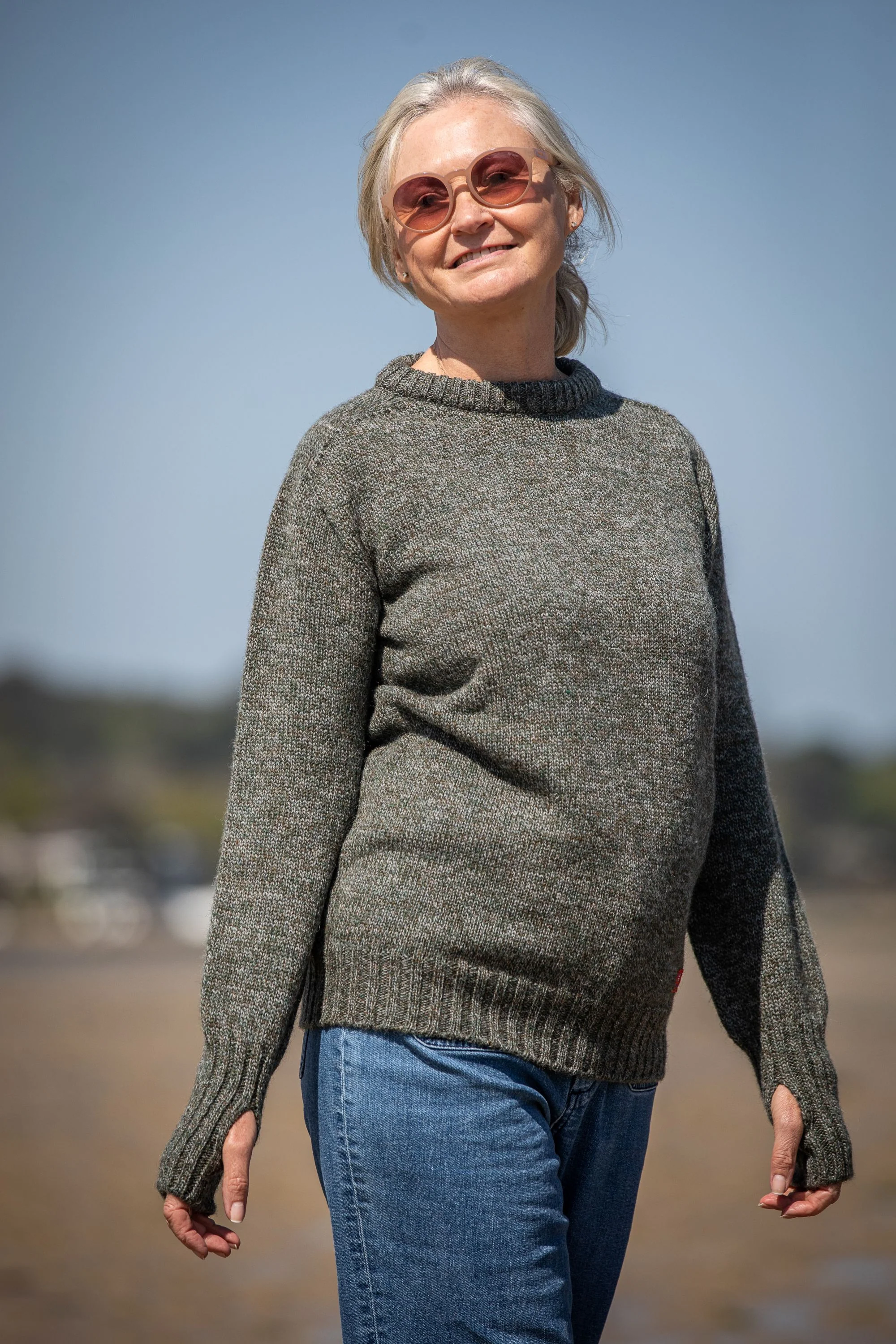Arthur Beale Women's Oiled Wool Pelmo® Jumper - Image 9