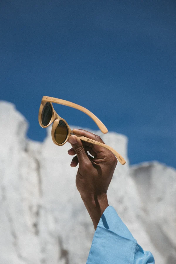 Origem Bamboo Sunglasses - Noosa Brown - Image 3