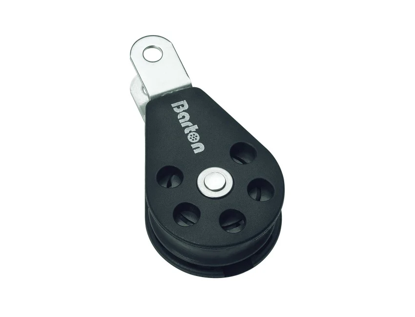 Barton Single, Fixed Eye Clevis Pin - Plain Bearing Block S1 - N01090