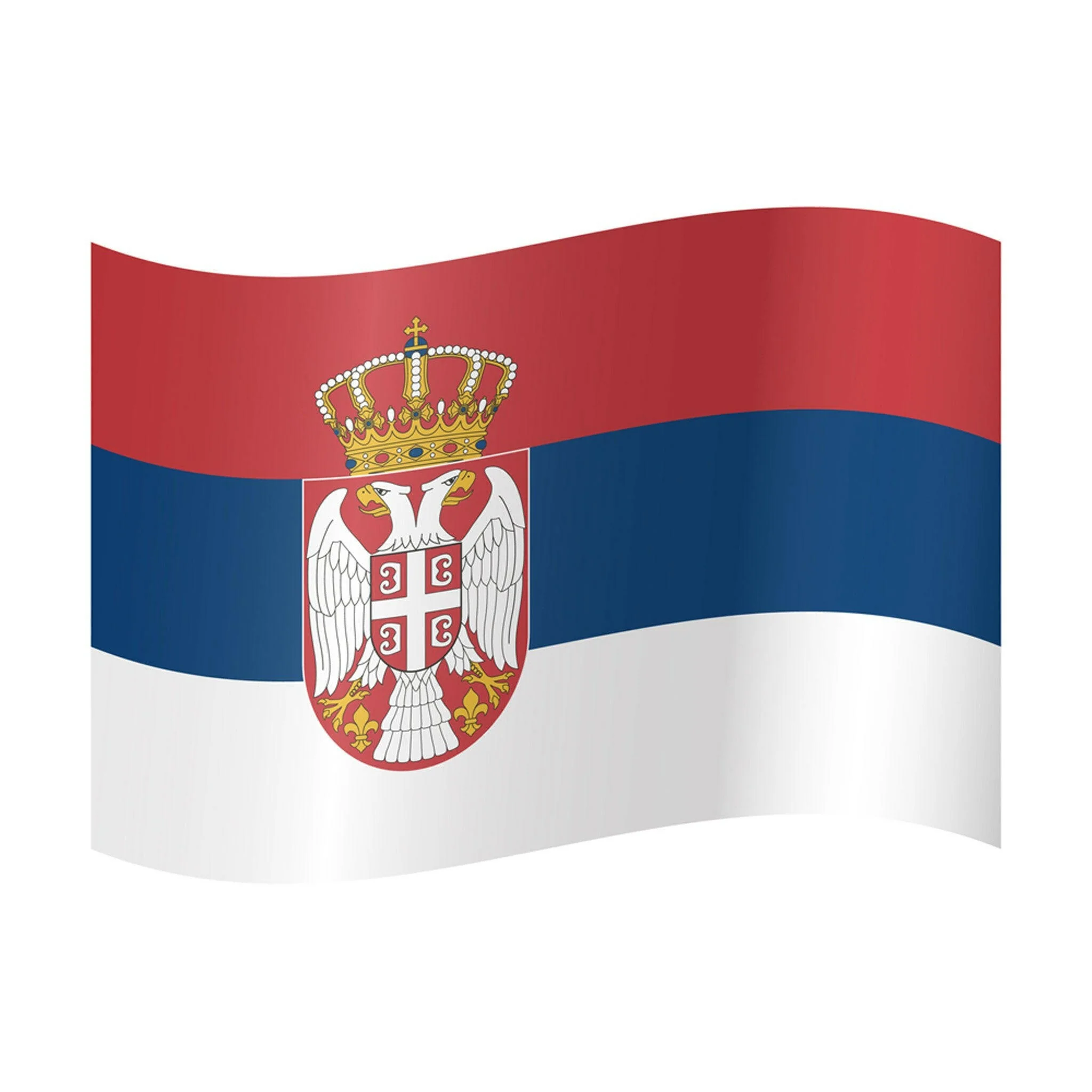 Courtesy Flag - Serbia - Image 2