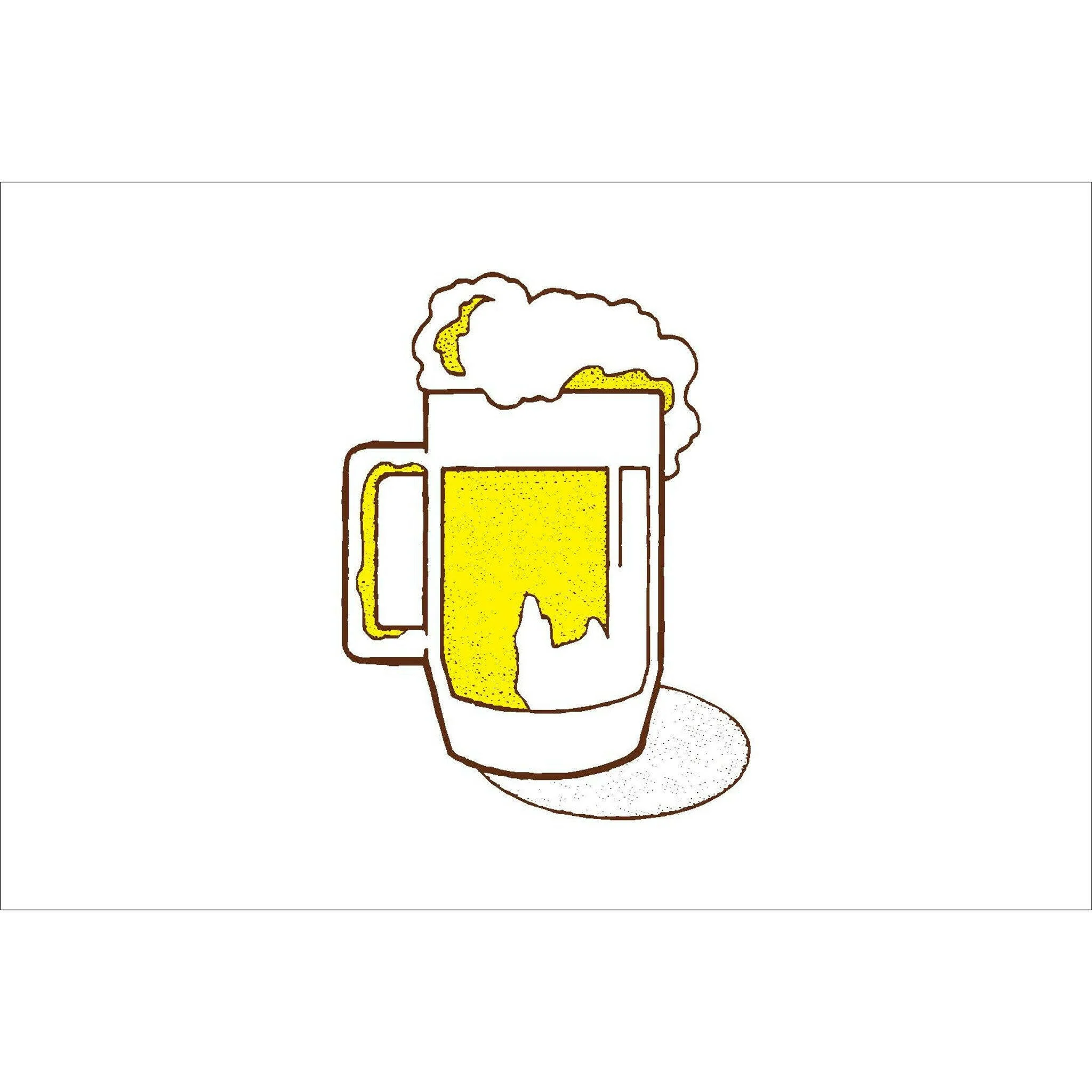 Drinking Beer Flag 30 x 45cm