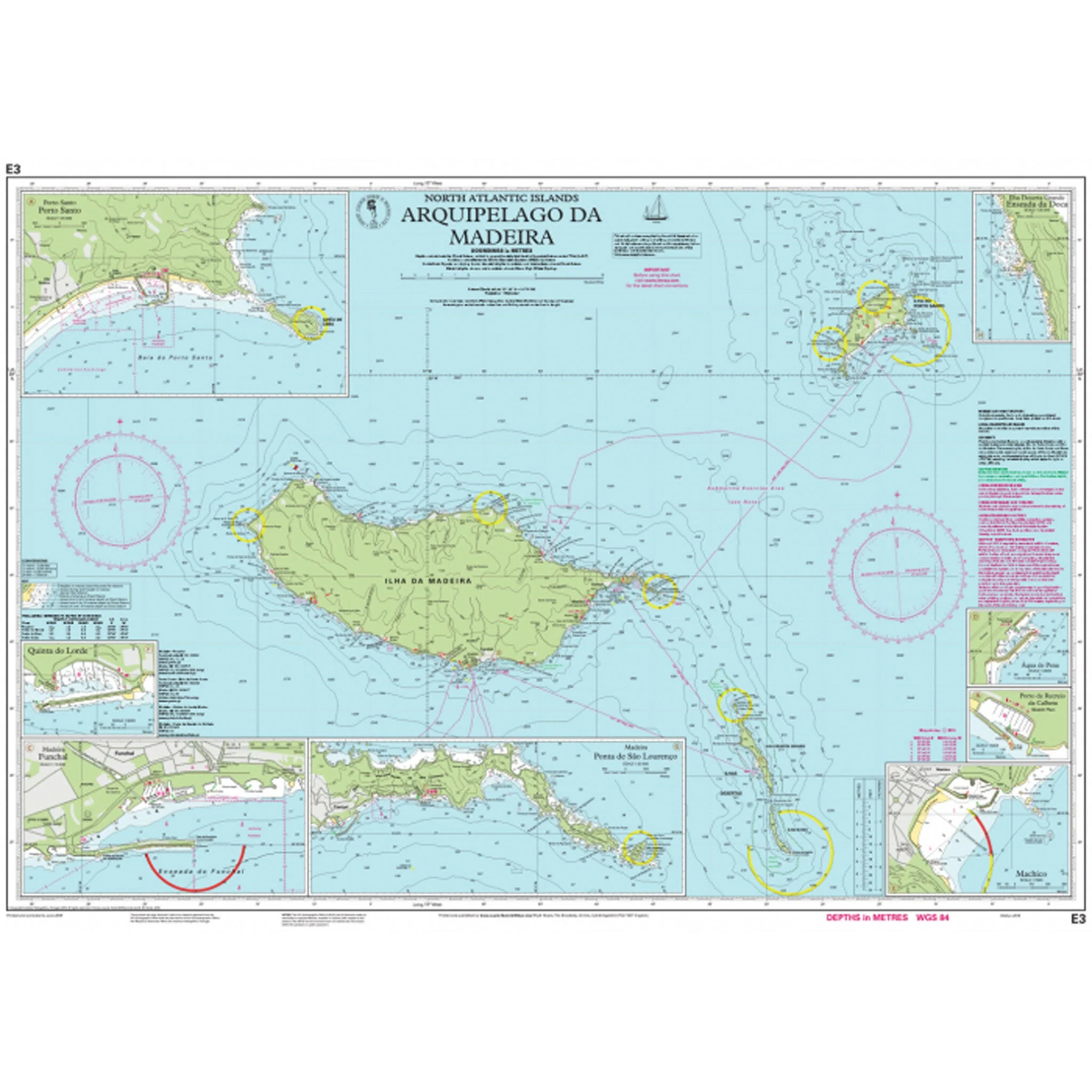 Imray Chart E3 Madeira Scale 1: 170 000 WGS84 - Image 3