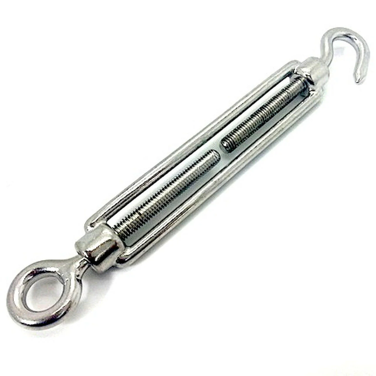 Galvanised Straining Screw - Hook to Eye