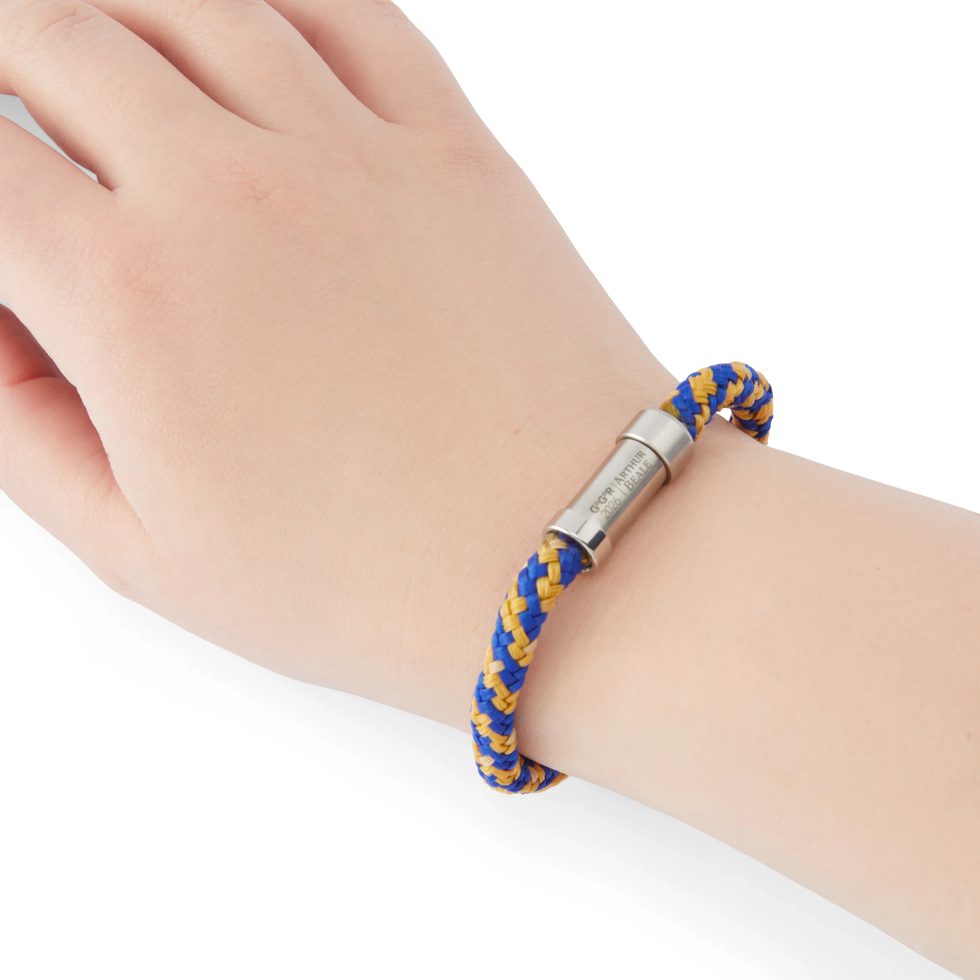 Arthur Beale Golden Globe Race Rope Bracelet (Chrome hardware) - Image 2