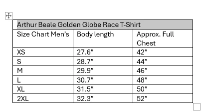Arthur Beale Golden Globe Race T-Shirt - Image 8