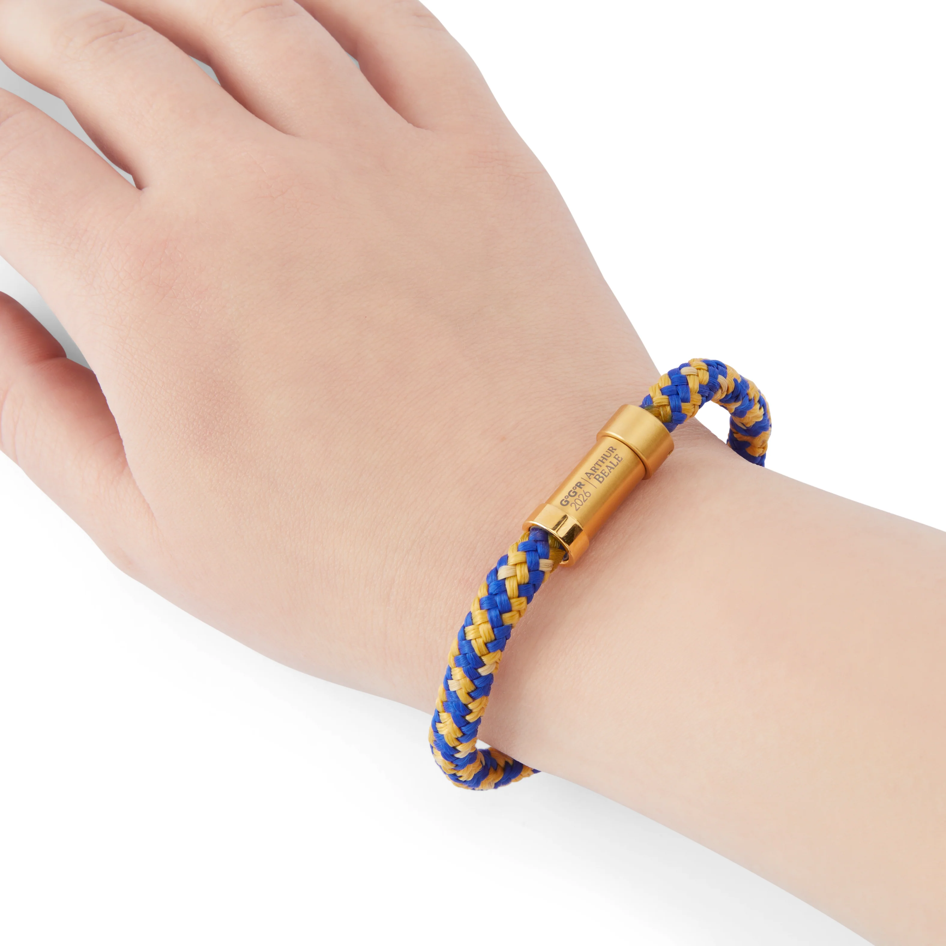Arthur Beale Golden Globe Race Rope Bracelet (Gold hardware) - Image 4