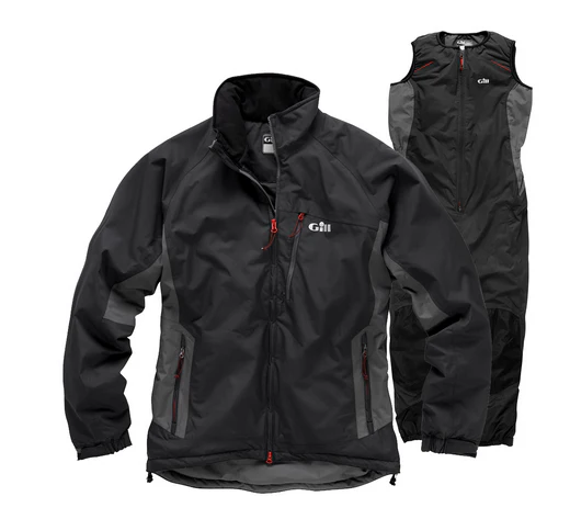 Gill i5 Mens Crosswind Salopettes Graphite - Image 2