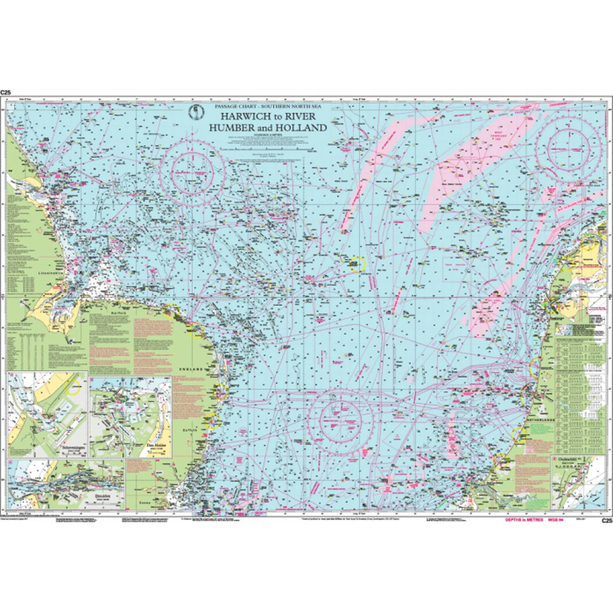 Imray Chart C25 Harwich to River Humber and Holland - Image 2