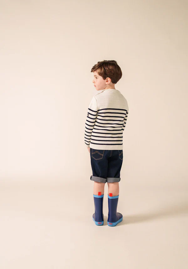 Saint James Moussaillon striped sailor jumper for kids - Image 6