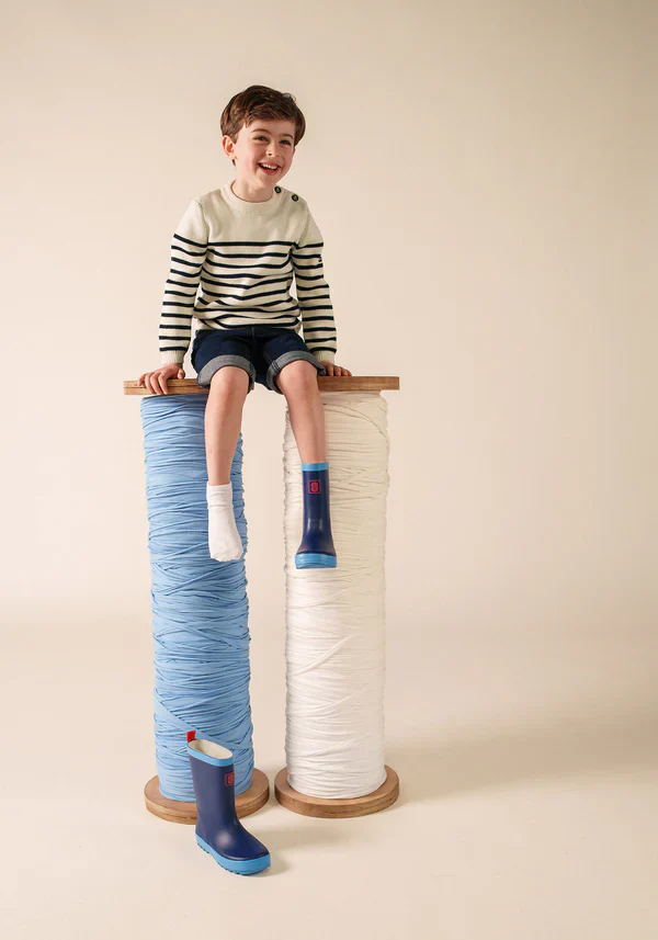 Saint James Moussaillon striped sailor jumper for kids - Image 7