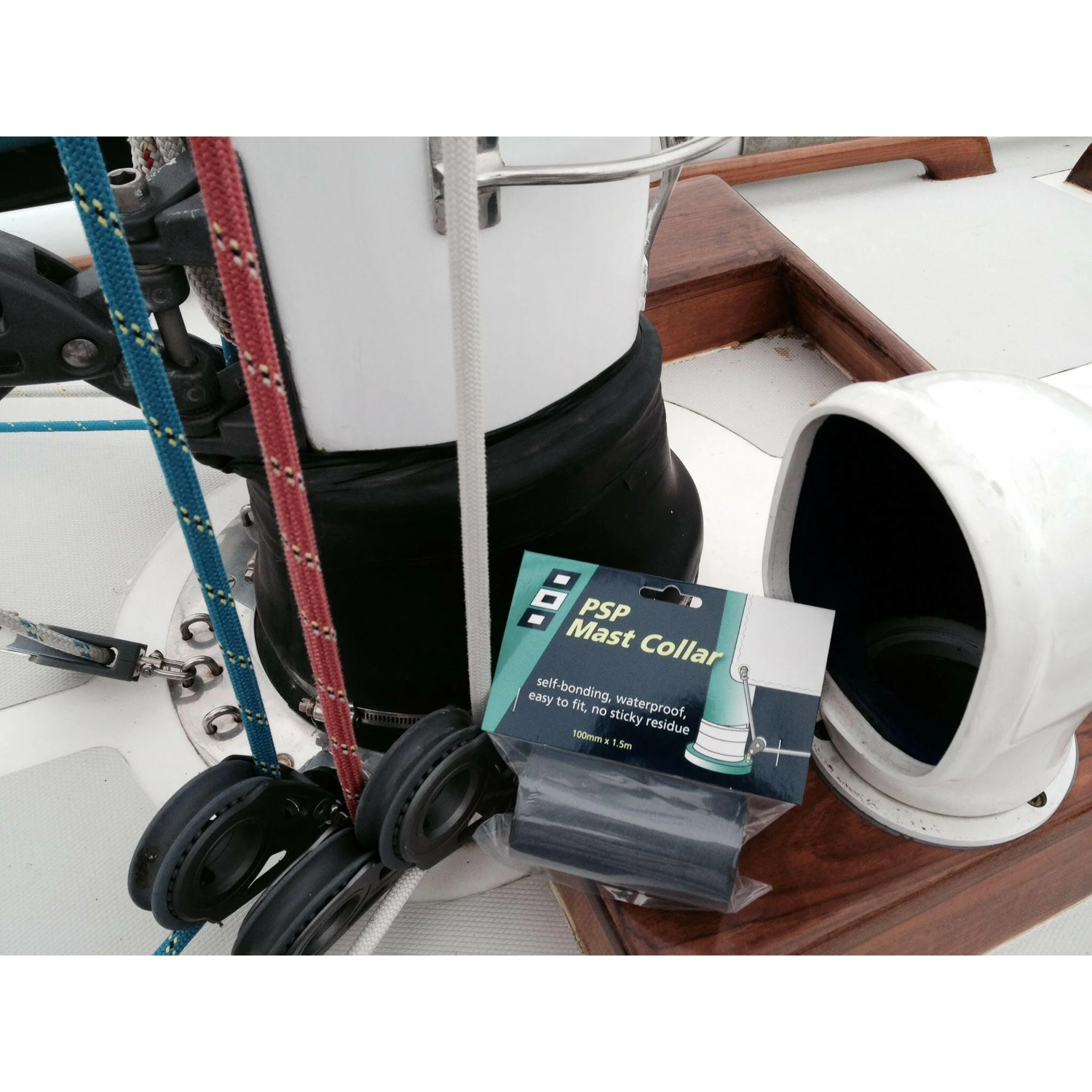 PSP Self Amalgamating Mast Collar 100 mm x 1.5 m - Black - Image 2