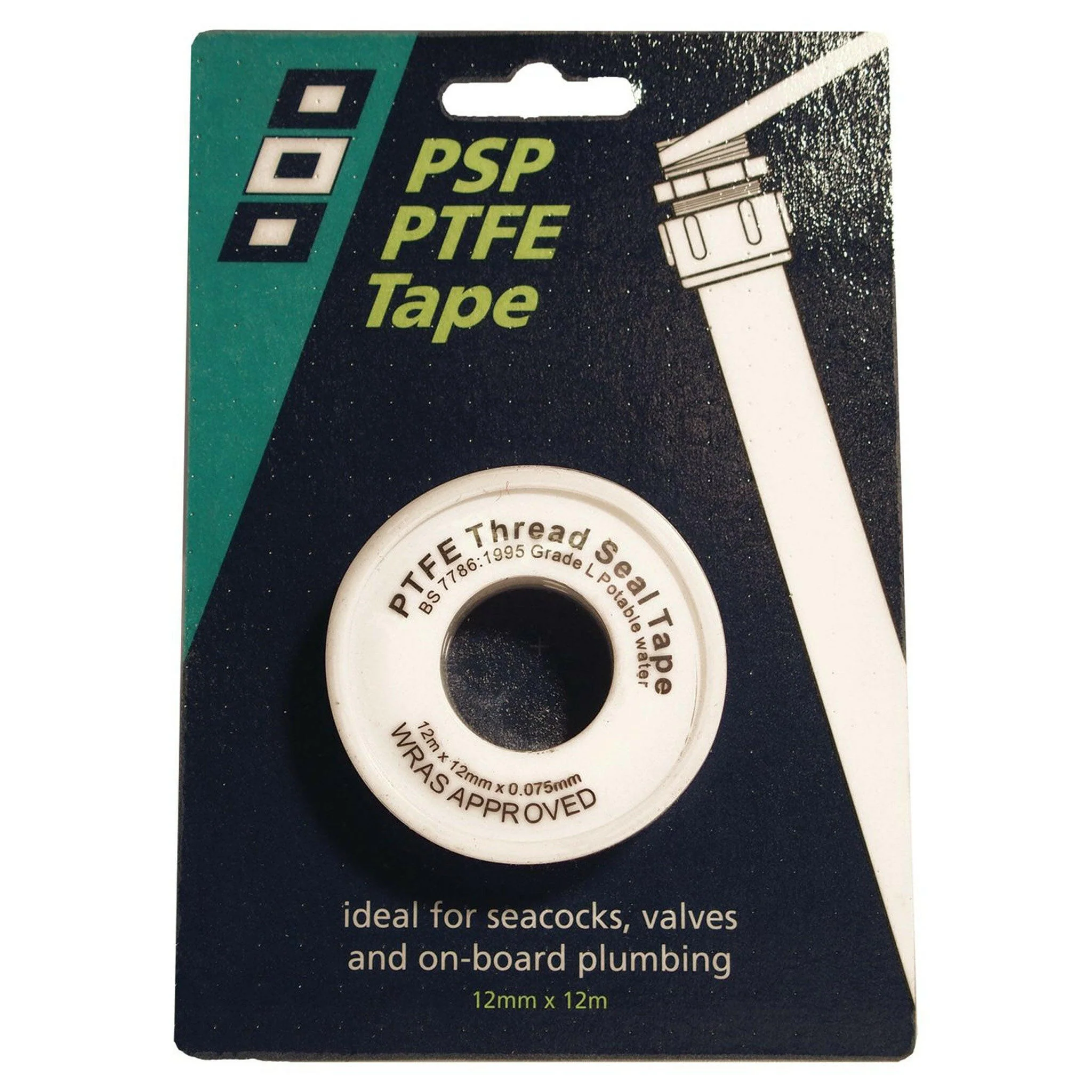 PSP PTFE Pipe Seal 12 mm X 12 m