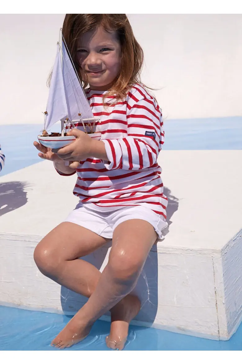 Saint James Minquiers Moderne Childrens Breton Top - Image 4